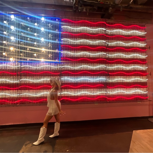 White fringe romper - Picture 4 of 5